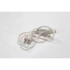 Rubber POWER Силовой шнур д/гирлянд Бахрома. Белый, каучук, выпрямитель 1,6А, длина 1,6 метра
