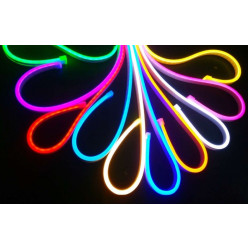 Гибкий неон Premium 12V 8х16mm Warm White (теплый белый) - на отрез