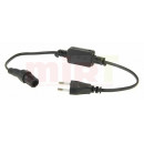 LED шнур 11 мм, круглый, 100м, фиксинг, 2W-LED/м-24-220V, БЕЛЫЙ