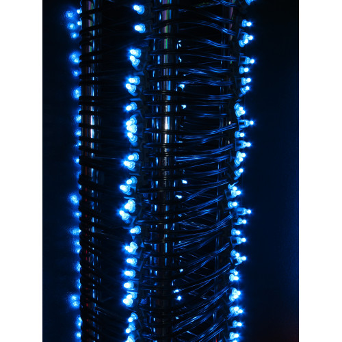 LED-LP-15СМ-100М-12V-B, Светодиод.клип-лайт, инт. 15см.Длина 100м без трансформатора.Синий, т-зел.пр