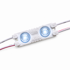 Светодиодный модуль 2SMD 2835 линза (0.8w 100lm) B2 Холодный белый