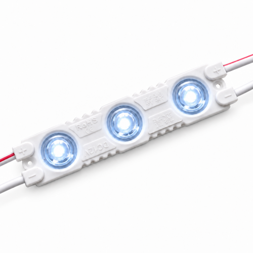 Светодиодный модуль 3SMD 2835 линза (1,2w 120lm) B3 Холодный белый