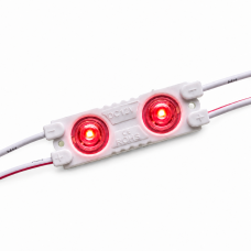 Светодиодный модуль 2SMD 2835 линза (0.8w 100lm) B2 Красный