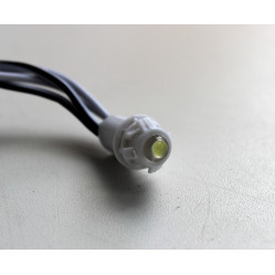 Светодиод ф9  белый 12 V