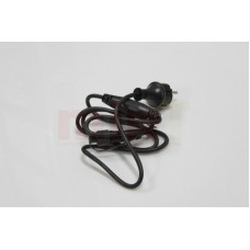 Силовой шнур для гирлянд Бахрома CABLE-BL, черный каучук 1,6А, длина 1,6 метра