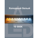 Светодиодный модуль КС СТАНДАРТ 2LED SMD 2835 0,72W 12V IP67 CW10000K