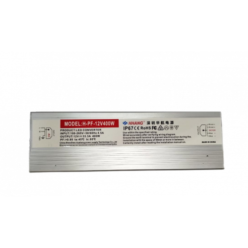 Блок питания SLIM-12V-3Y-400W-IP67-НН