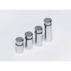 Держатель B13 12*25мм Серебро глянец литой