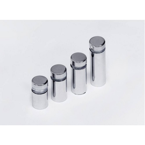 Держатель B13 12*25мм Серебро глянец литой