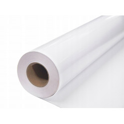 Пленка Самоклейка с черным клеем (GLP PP-10-P) 100 мкм белая глянцева 1,27х50м