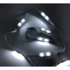 Светодиодный модуль 3SMD 2835 линза (1.2w 100lm) B3 (3200К теплый свет)