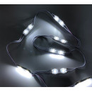 Светодиодный модуль 3SMD 2835 линза (1.2w 100lm) B3 Теплый белый 3200К