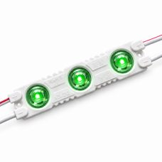 Светодиодный модуль 3SMD 2835 линза (1,2w 120lm) B3 Зеленый