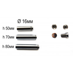 Держатель дистанционный 16*50мм (никель) литой 