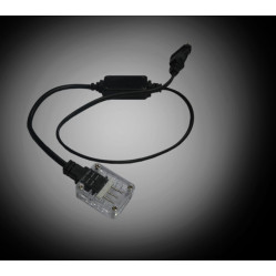 Силовой шнур с конвертером  для LED 13мм 3W