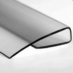 Профиль торцевой Novattro для 6мм дл. 2,1м (прозрачный)