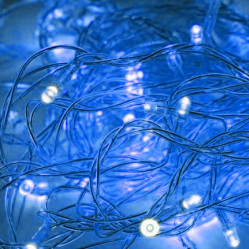 Светодиодный дождь LED Icicle Light 4,0*1,0  синий