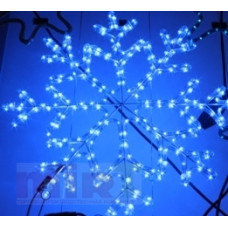 Снежинка  LED  600*600 синяя