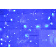 Светодиодный дождь фиксинг LED-PLS-5720 2,0*6,0 синие светодиоды на белом проводе (соединяемая)