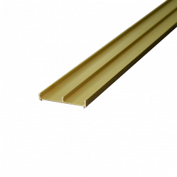 Профиль слайд. 62 мм золото матовое