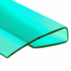 Профиль торцевой Novattro для 8мм дл. 2,1м (бирюза)