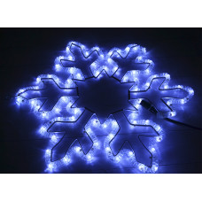 Снежинка LED-XM(FR)-2D-ck016 60 см. Белая