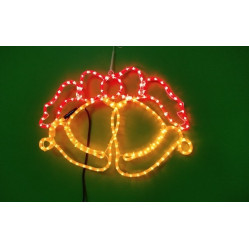 Колокольчики LED-XM-2D-0033-240V-R/Y красно-жёлтые 