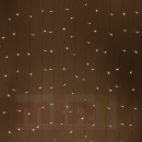 Светодиодный дождь LED-PL-3720 2,0*3,0 (красные светодиоды/белый провод) соединяемая