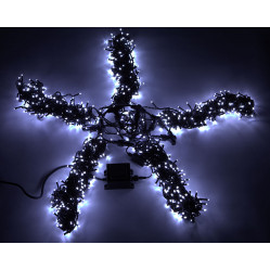 Гирлянда <<Спайдер>> LED PLS-200*5-20M*5 белый на чёрном проводе