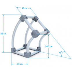 Секция угловая 45 градусов