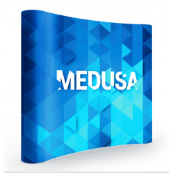 Стенд зонтичный МЕДУЗА МОБИЛСТЕНД 3х3 секции ВЫГНУТЫЙ