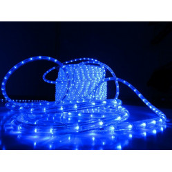 А4 Светодиодн.шнур d 13мм LED  -2W 100m синий