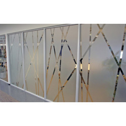 Плёнка RI-MARK GLASS ETCH PTAS мерцающая (тёмное серебро) 1,22х50