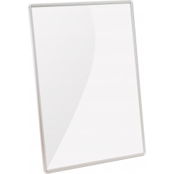 Рамка Клик ПК-25 дек. угол.  А0, (серебро матовое анодир., антиблик, ПВХ)