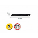 OL-ABB-10B Лезвие OLFA сегментированные BLACK MAX, 9х80х0,38мм, 13 сегментов, 10шт